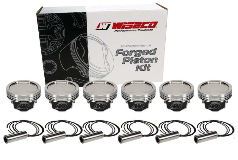 Wiseco Nissan VQ37 86.50 mm Bore 30.43 mm CH -15.50 CC Piston Set
