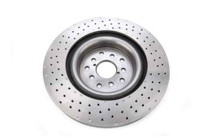 DBA 04-17 Subaru WRX STi Front Cross Drilled/Dimpled 4000 XD Series Rotor
