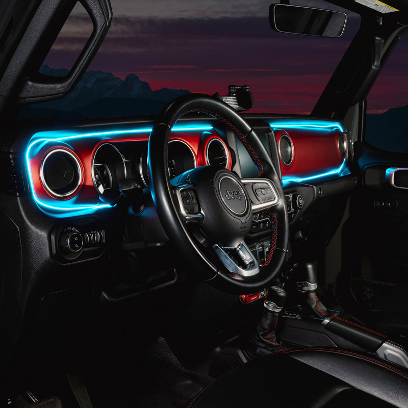 Oracle 18-23 Jeep Wrangler JL/Gladiator JT Dynamic ColorSHIFT LED Interior Dash Board Kit
