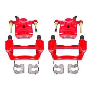 Power Stop 09-13 Subaru Forester Rear Red Calipers w/Brackets - Pair