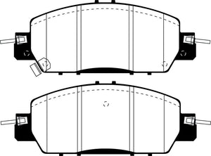 EBC 2016+ Honda Accord LX Sedan 2.4L Ultimax2 Front Brake Pads