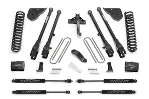 Fabtech 23-24 Ford F450/F550 4WD 6in 4 Link Lift Kit w/ Stealth Shocks