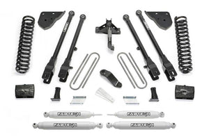 Fabtech 23-24 Ford F450/F550 4WD 6in 4 Link Lift Kit w/ Performance Shocks