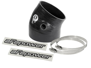 aFe Magnum FORCE Intake Coupling Kit (4-3/8 IN ID to 3-3/4 IN ID x 30 Deg.) Elbow Coupler - Black