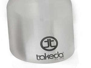 aFe Takeda Universal Exhaust Tip 2-1/2 IN Inlet x 4 IN Outlet x 6 IN L- Polished