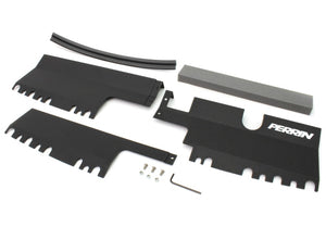 PERRIN 15-21 Subaru WRX/STI Radiator Shroud (With/Without OEM Intake Scoop) - Black