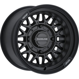 Raceline A13B Omega 15x7in/4x137 BP / 10mm Offset /110.18mm Bore - Satin Black Wheel
