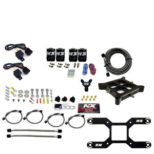 Nitrous Express Dry Quad Stage Billet Crossbar Plate System 100-2000hp (4150 Flange) w/o Bottle