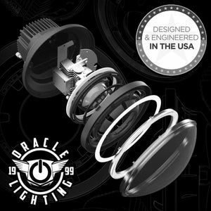 ORACLE Lighting 0718 Jeep Wrangler JK Oculus 7in ColorSHIFT BiLED Projector Headlights