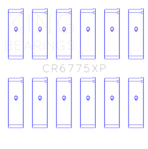 King Engine Bearings Nissan VQ35DE (Size +0.25) Performance Rod Bearing Set