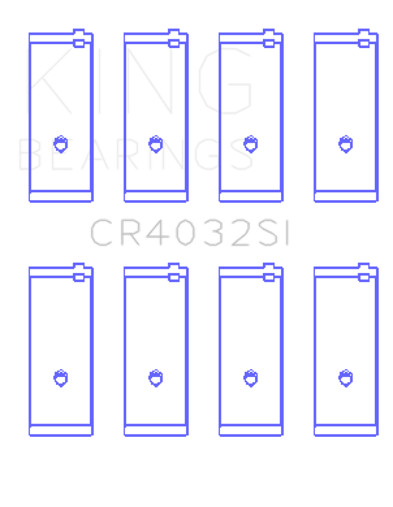 King Engine Bearings Toyota 4AGE Performance Rod Bearing Set