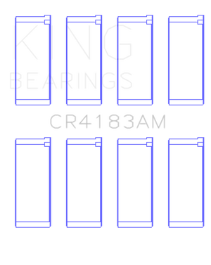 King Engine Bearings Chrysler/Mitsubishi 122ci 2.0L (Size 0.75) Rod Bearing Set