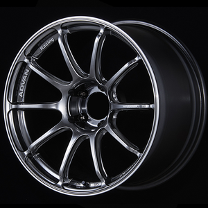 Advan RSIII 19x8.0 / 47 Offset / 5x100 / 63mm Bore / Racing Hyper Black and Ring