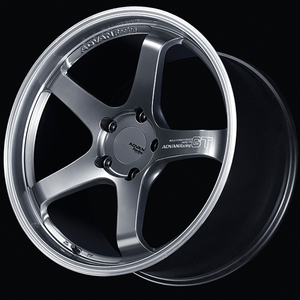 Advan GT for Porsche 20x11.5 / +53 Offset / 5x130 / Machining and Hyper Platinum Black
