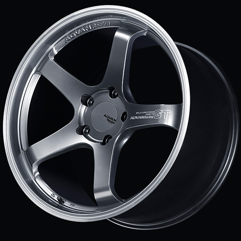 Advan GT for Porsche 20x9.0 / +55 Offset / 5x130 / Machining and Hyper Platinum Black