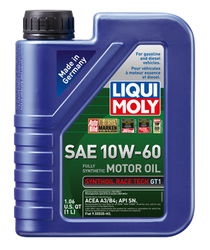 LIQUI MOLY 1L Synthoil Race Tech GT1 Motor Oil SAE 10W60