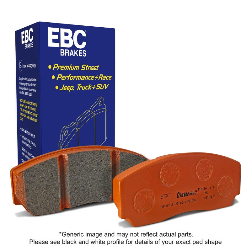 EBC 15+ Ford F150 2.7 Twin Turbo (2WD) Electric PB Extra Duty Rear Brake Pads