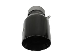 aFe MACH Force-Xp Universal Exhaust Tip 3 IN Inlet x 4-1/2 IN Outlet x 9 IN L- Black Tip