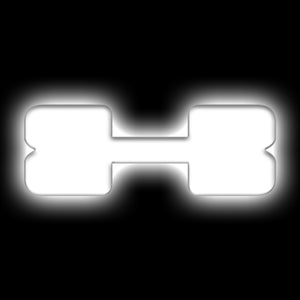 ORACLE Lighting Universal Illuminated LED Letter Badges - Matte Wht Surface Finish - X