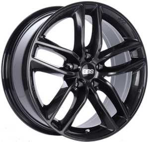BBS SX 18x8 5x112 ET44 Crystal Black Wheel -57mm