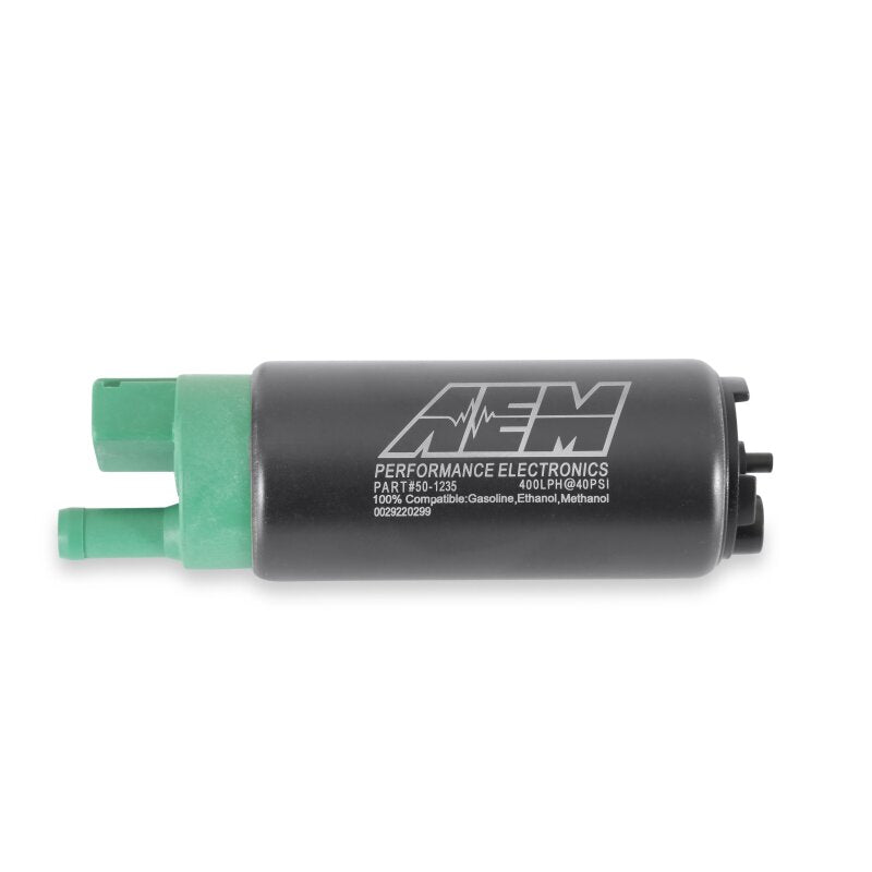 AEM 400 LPH E85 Compatible Fuel Pump Kit - Single Barb - Ethanol Compatible