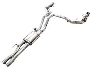 AWE Gen 3 Raptor R SwitchPath Exhaust  - Chrome Silver Tips