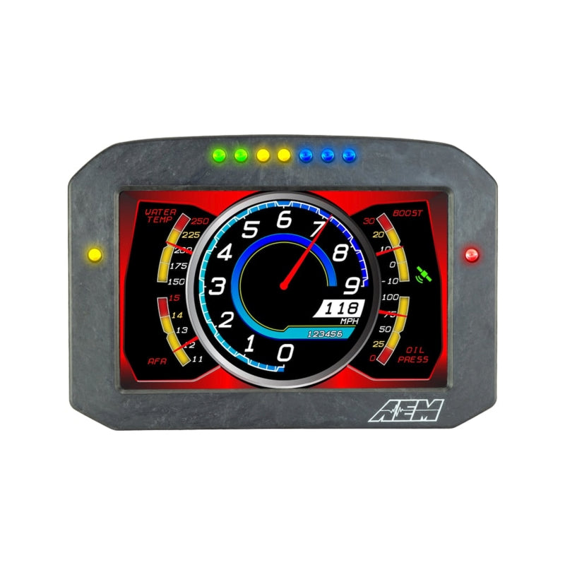 AEM CD-7L Carbon Logging Flush Digital Dash Display