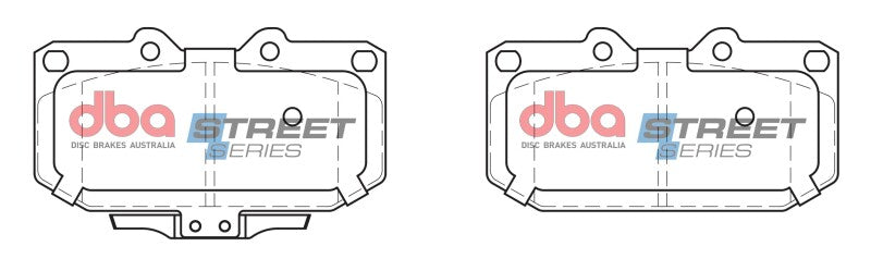 DBA 06-07 Subaru Impreza WRX Front Street Series Brake Pads