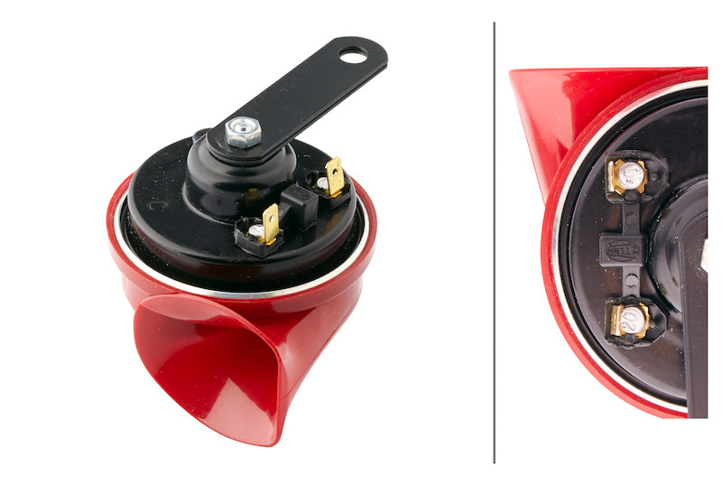 Hella Single Low-Tone Trumpet Horn 12V 400Hz