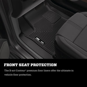 Husky Liners 2018 Honda Accord X-Act Contour Black Front Floor Liners