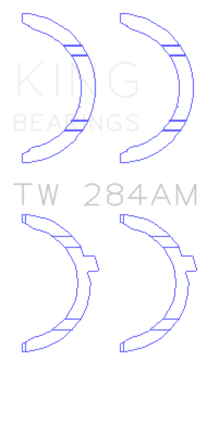 King Engine Bearings Toyota/Lexus 2JZGE/2JZGTE 3.0L Thrust Washer Set