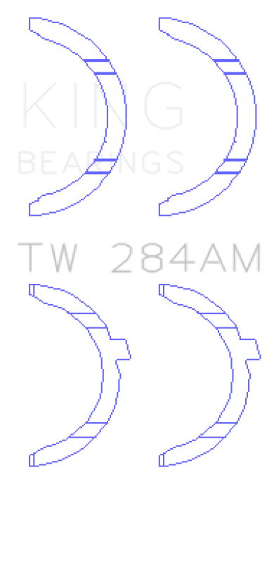 King Engine Bearings Toyota/Lexus 2JZGE/2JZGTE 3.0L Thrust Washer Set
