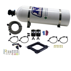 Nitrous Express 4500 Assassin Plate System Stage 6 Alcohol 100-300HP (15lb Bottle)