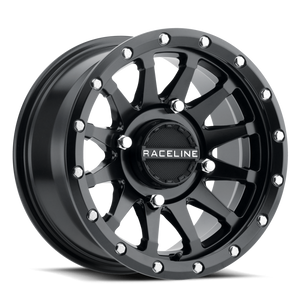 Raceline A95B Trophy 14x7in / 4x156 BP / 10mm Offset / 132.5mm Bore - Satin Black Wheel