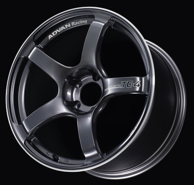 Advan TC4 17x7.0 +47 4x100 Racing Gunmetallic and Ring Wheel