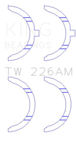 King Engine Bearings Toyota 3SGTE Thrust Washer Set