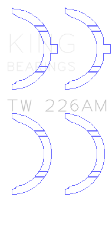 King Engine Bearings Toyota 3SGTE Thrust Washer Set