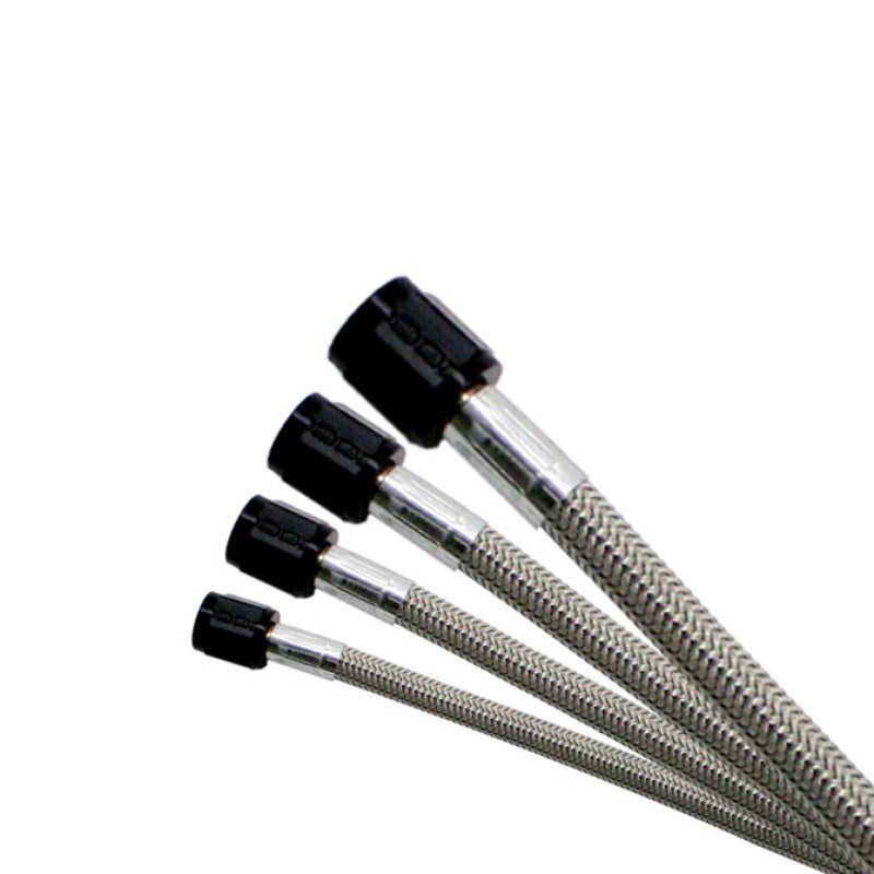 Nitrous Express Stainless Braided 18ft Sho Hose - Black