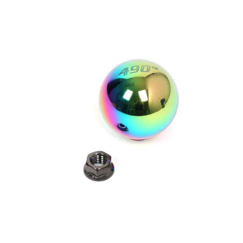 BLOX Racing V2 - 490 Limited Series Spherical Shift Knob 10X1.5 - Neo Chrome