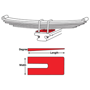 SPC Performance Steel Shim 4X6.5X3 - Pack of 6