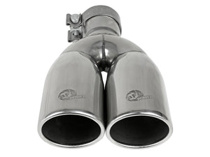 aFe MACH Force-Xp Universal Exhaust Tip 2-1/2 IN Inlet x 3-1/2 IN Outlet X 12 IN L