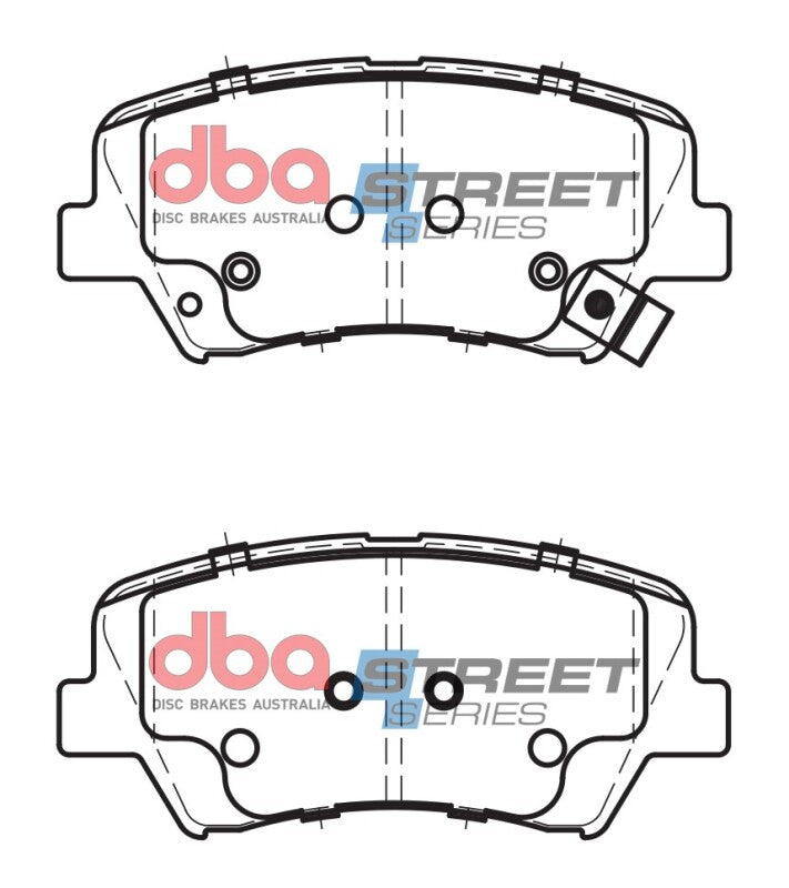 DBA 11-16 Hyundai Elantra Coupe Street Series Front Brake Pads