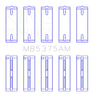 King Engine Bearings Toyota 2ZZGE Crankshaft Main Bearing Set