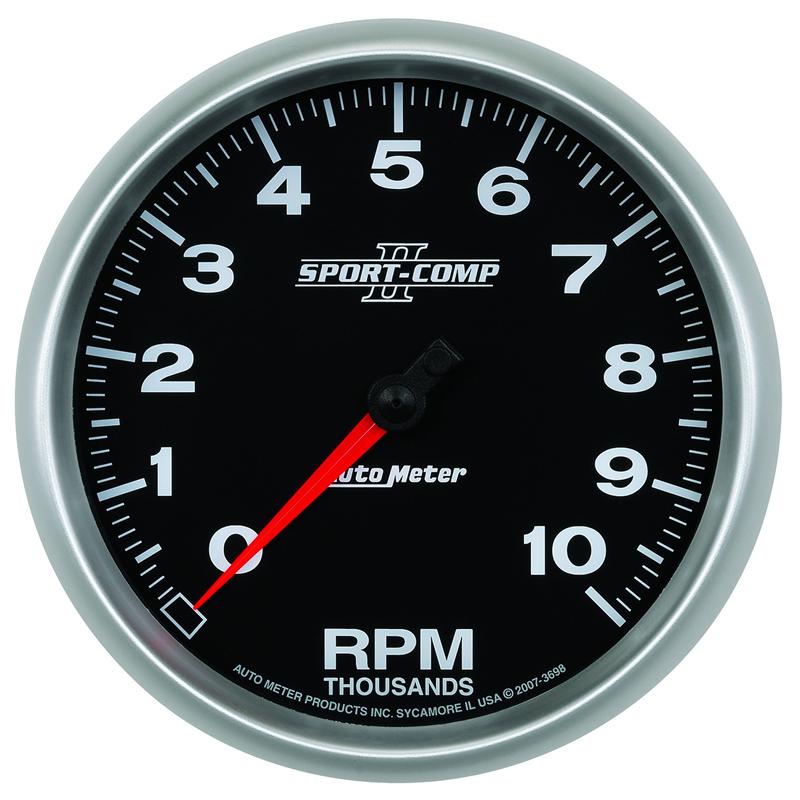 Autometer Sport-Comp II Mechanical 52mm 0-60 PSI Mechanical Boost Gauge