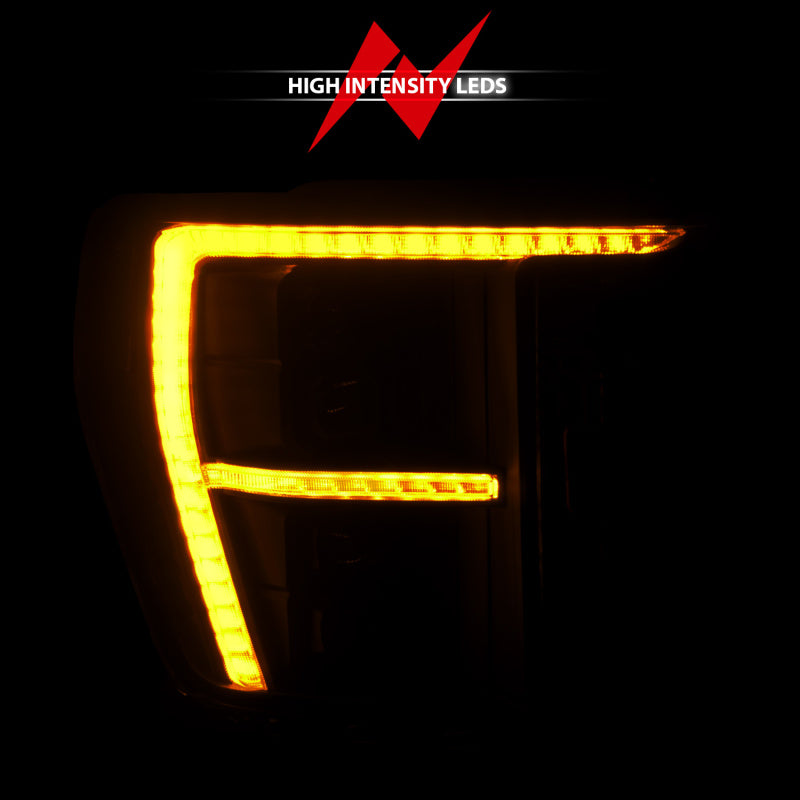 ANZO 21-23 Ford F-150 (w/Factory Halogen) Z-Series Full LED Proj Headlights - Pass. Side ONLY