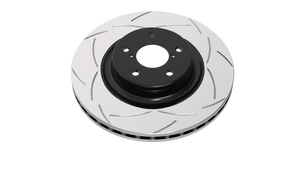 DBA 18-21 Subaru WRX STI (w/19in Wheels & 6 Piston Brembo Caliper) Front Slotted Street Series Rotor