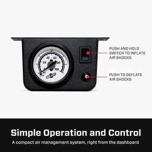 Air Lift Load Controller Ii - Single Gauge w/ Lps 5 PSI Min.