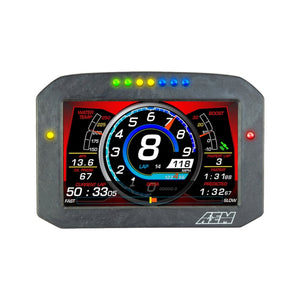 AEM CD-7LG Carbon Logging Flush Digital Dash Display w/ Internal 20Hz GPS & Antenna