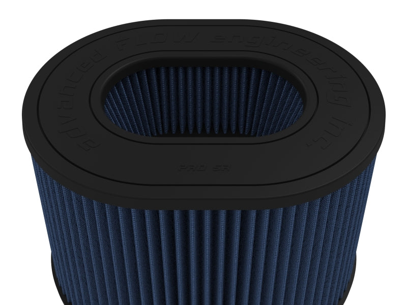 aFe Magnum FORCE Intake Air Filter w/Pro 5R 5-1/2IN F x (12-1/4x9-3/4)IN B x (11-1/4x8-3/4)IN Tx8IN
