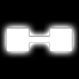ORACLE Lighting Universal Illuminated LED Letter Badges - Matte Wht Surface Finish - H